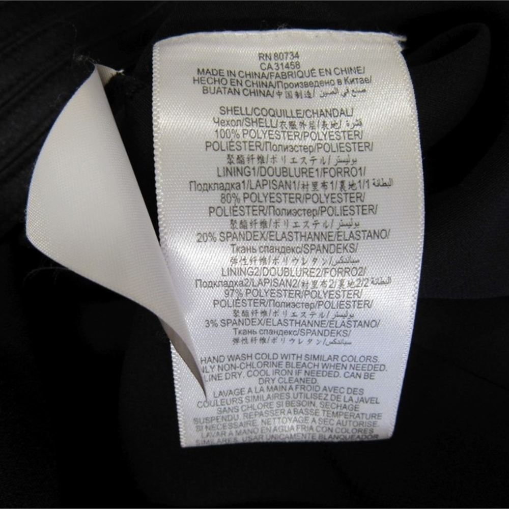 BCBGMaxAzria Black Spaghetti Strap Babydoll Mini Dress - Picture 9 of 9